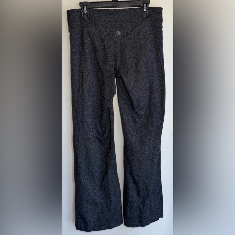 Athleta Flare Leggings Women’s Size Small Powervita Gray Yoga Pants Athletic